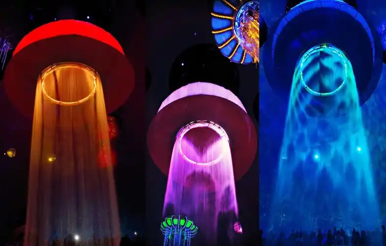 數字水幕：一場流淌的科技視覺盛宴，重新定義城市光影美學